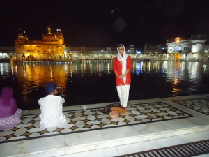 That's me at The Golden Temple (don't laugh)